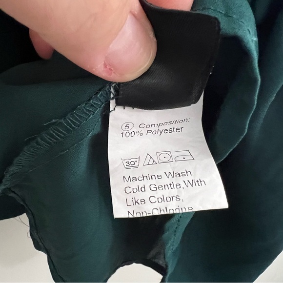 SHEIN Off Shoulder Peplum Crop Blouse L - Picture 6 of 10